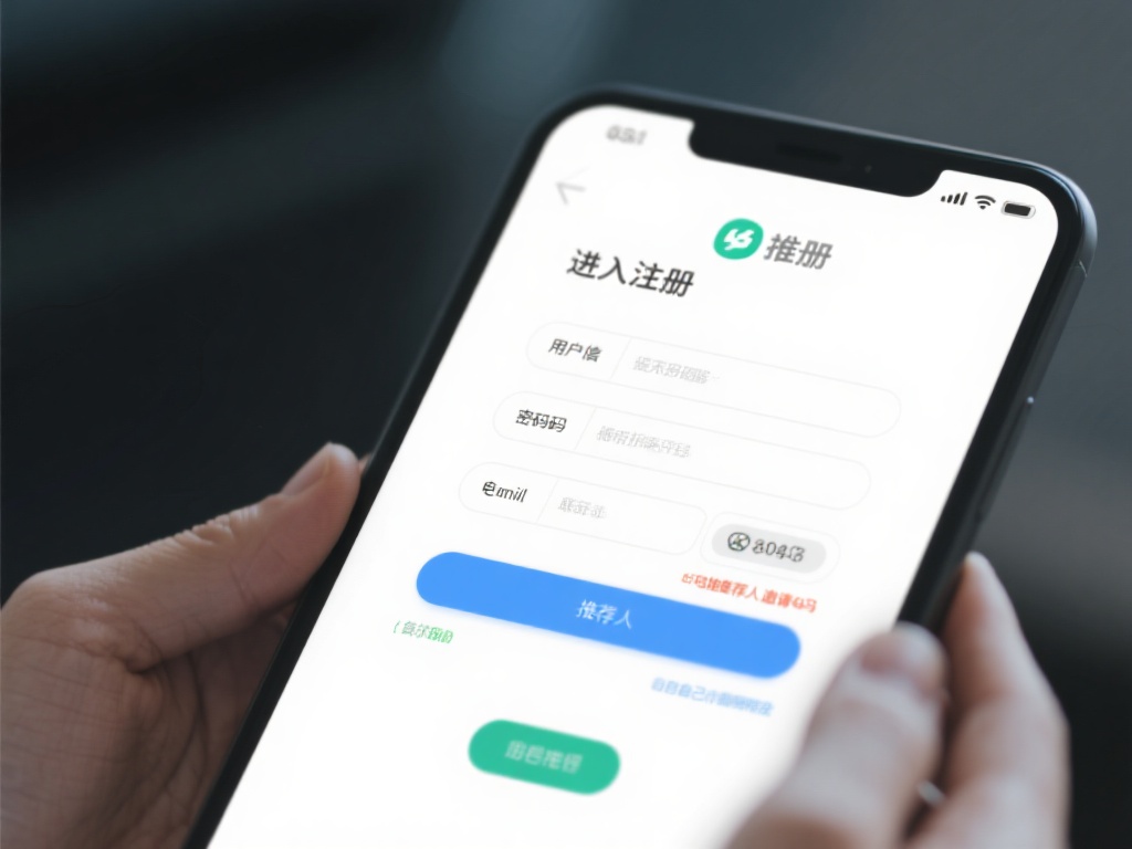 在进入注册页面后，你需要根据要求填写个人信息。这些