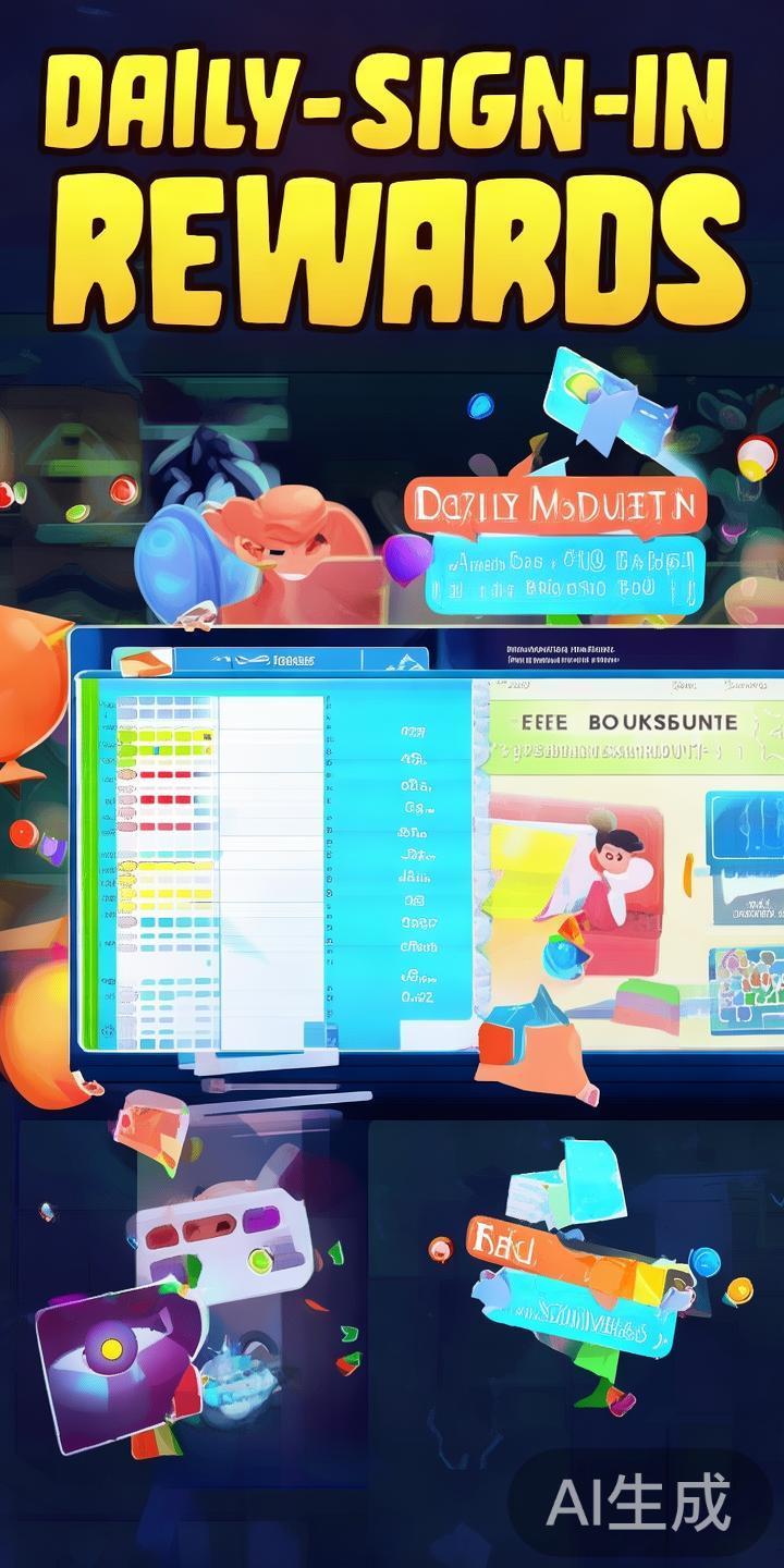 平台每日签到即可获得积分或彩金，连续签到的天数越多